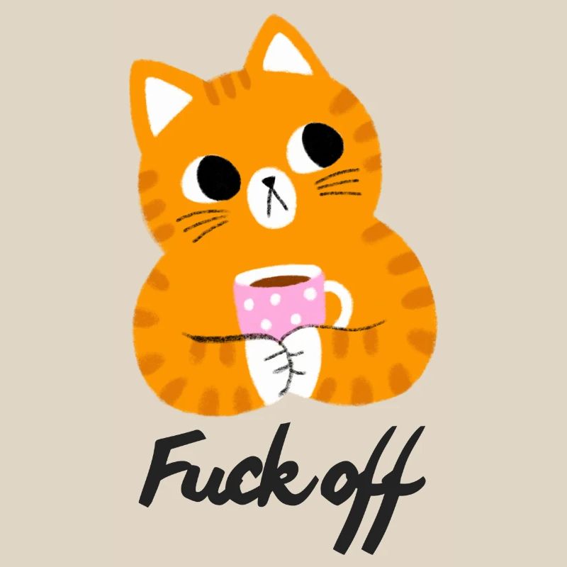 Chat agacé