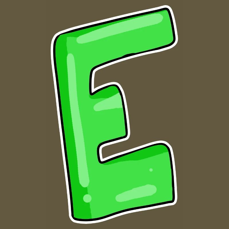 Buchstabe E Anfangsbuchstabe