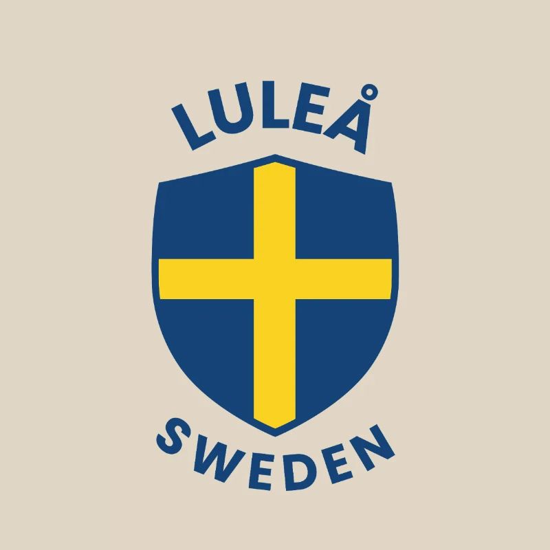 Drapeau de Suède de Luleå