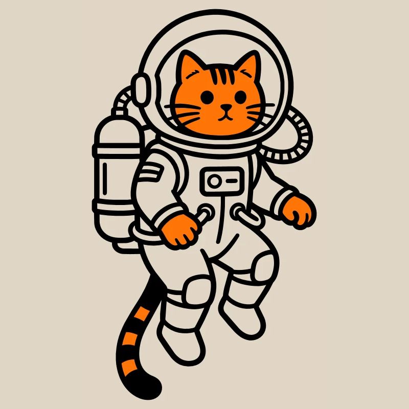 Le chat dans l’espace