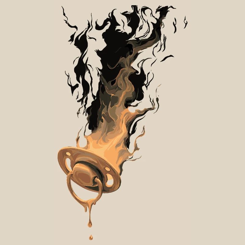 Burning pacifier