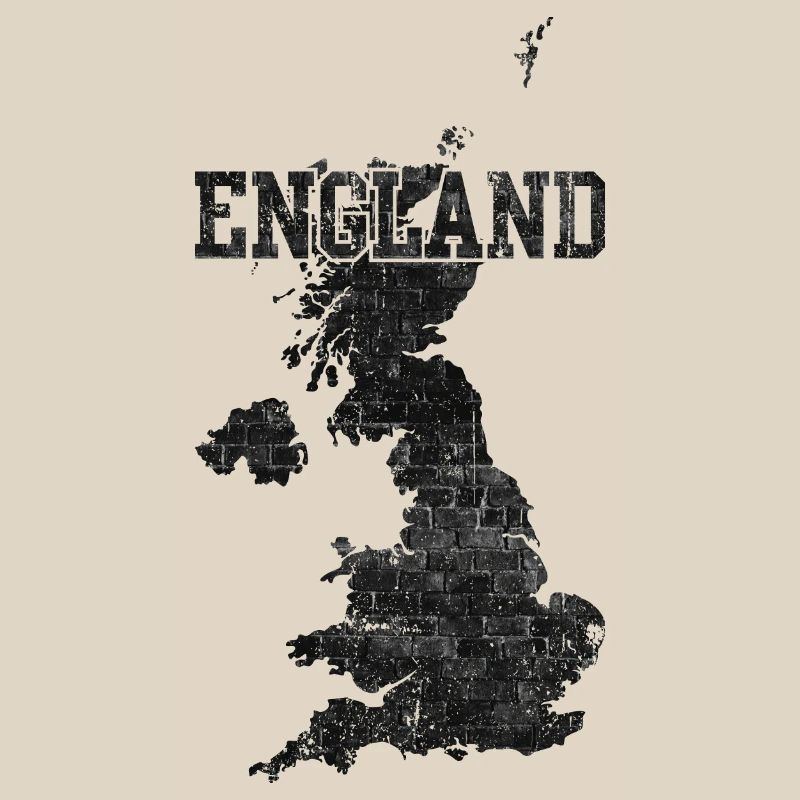 Texture de la carte en brique d’Angleterre