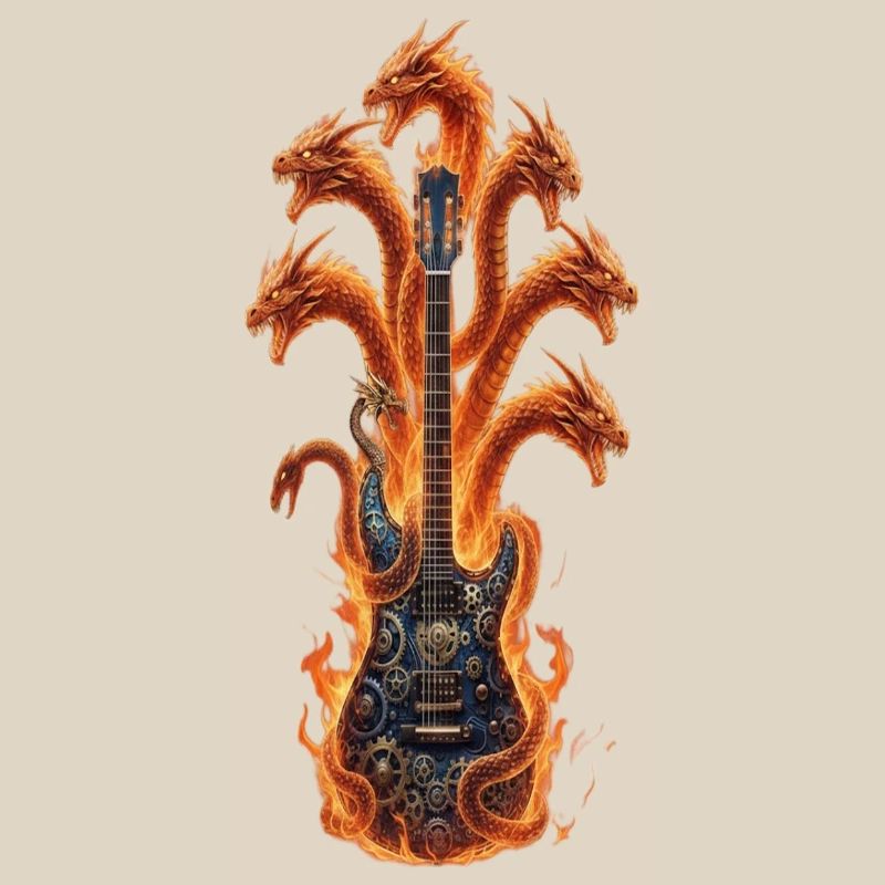 Fire Dragon Guitar Magic