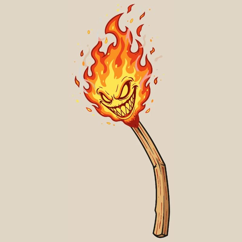 Lodernder Flammenkobold