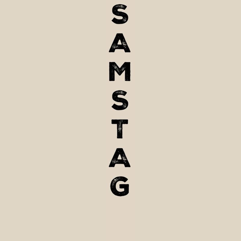 Samstag - schwarz