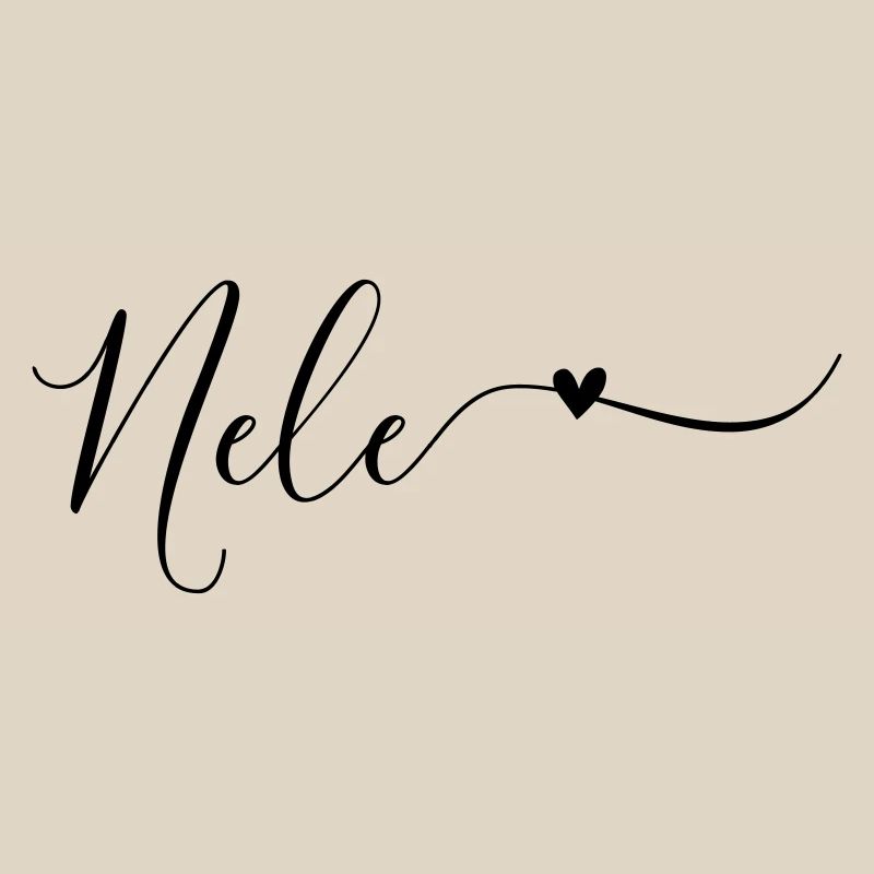 Nele Name First Name Decorative