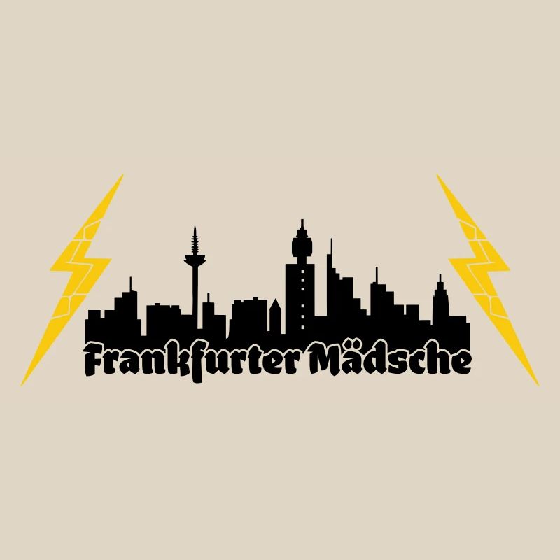 Frankfurter Maedsche ffm skyline