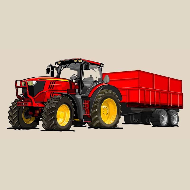 Tractor with trailer