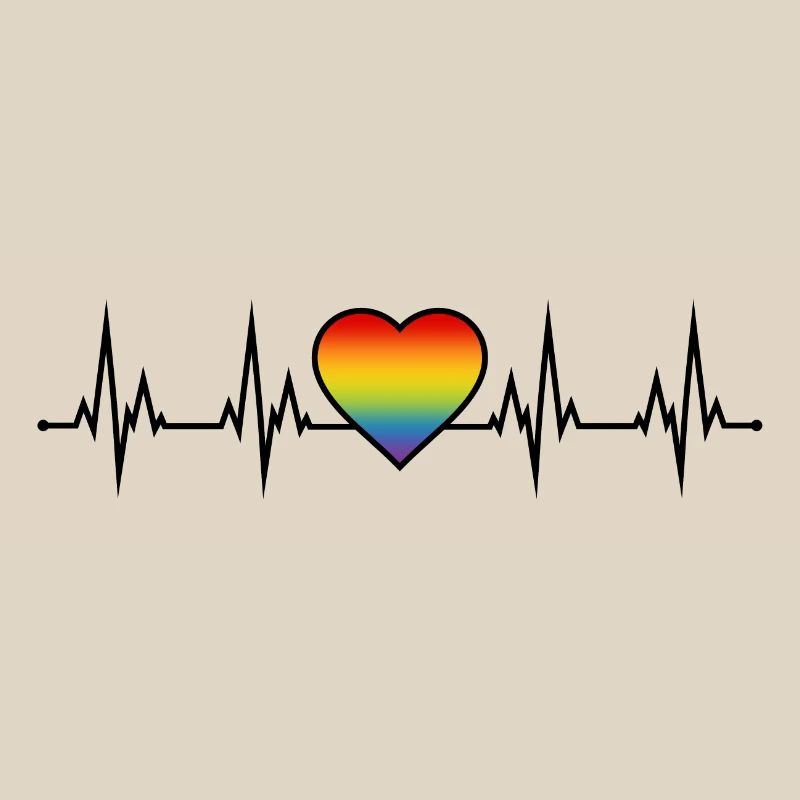 Rainbow heartbeat