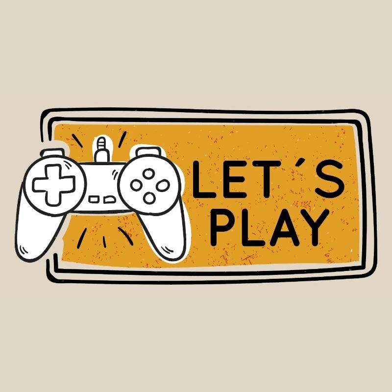 Let's Play Gaming Controller-Grafik