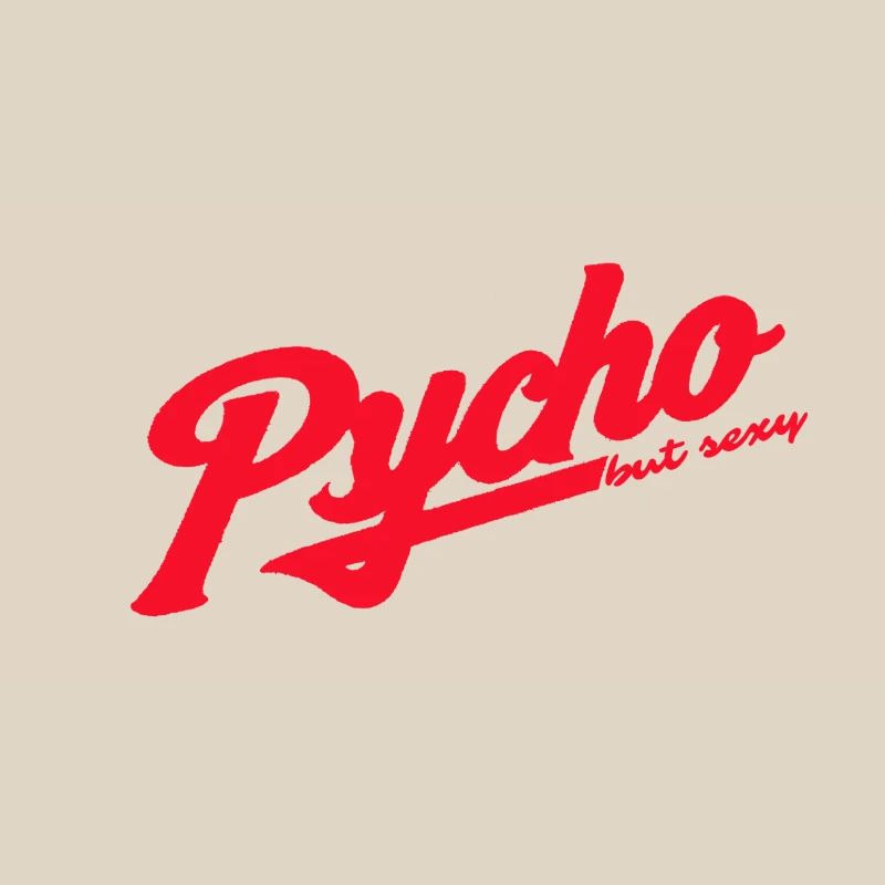 Psycho Retro Script Logo