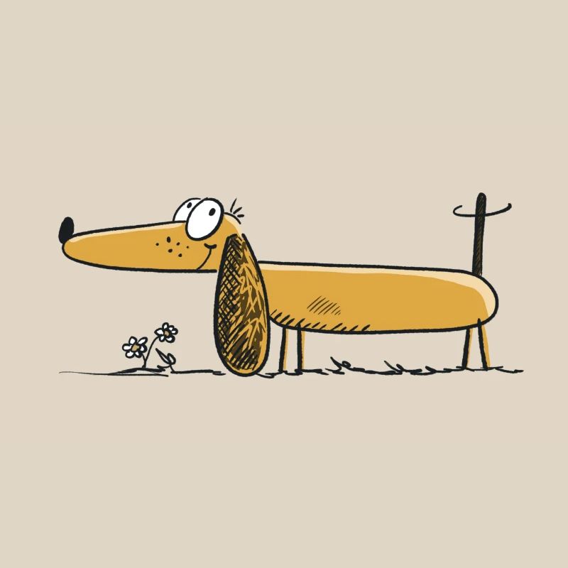 Teckel drôle - Teckel - Teckel - Comic
