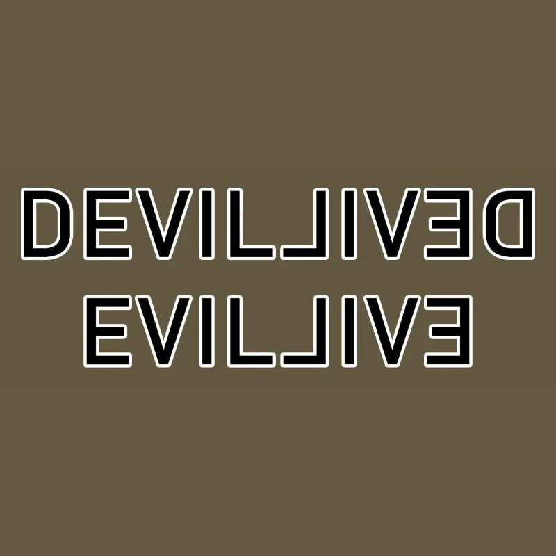 Double Devil-Wordmark Mirror Image