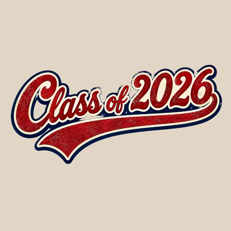 Class 2026 Retro Script