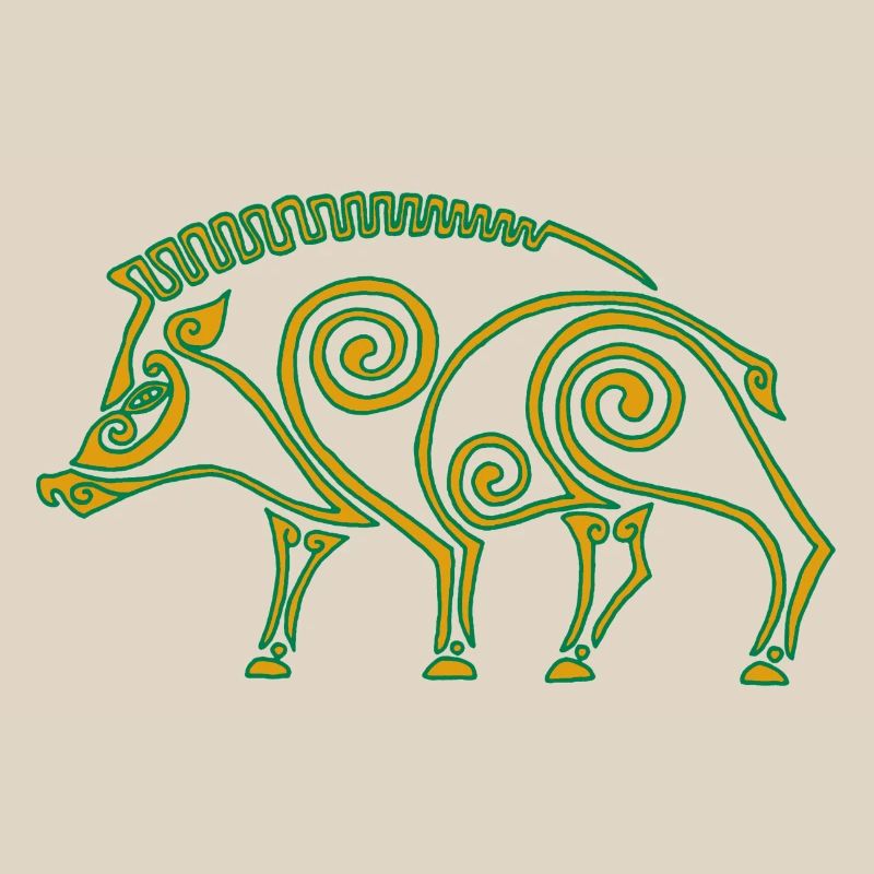 Celtic boar