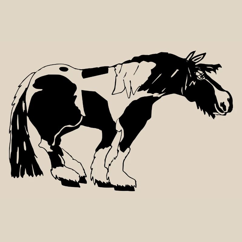 witziger Tinker , Tinker Schecke, Tinker reiten