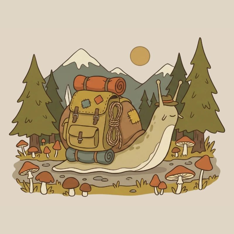 Forest Trail Backpacking Adventure