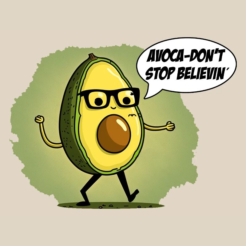 Don't stop beliving Nerd Avocado