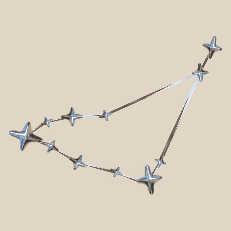 Rangée d’étoiles Conception de constellation