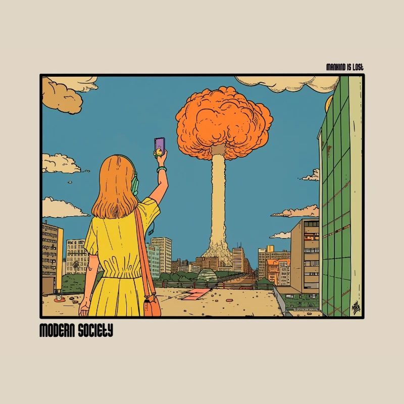 Selfie in front of nuclear puff