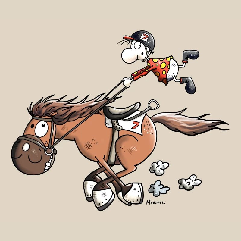 Cheval De Course Rapide