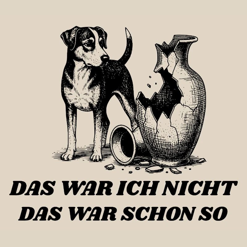 Design de chien drôle – « Ce n’était pas moi »