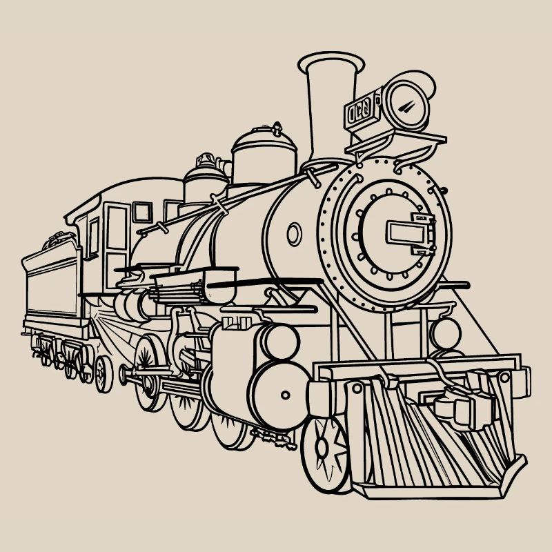 Railway Line Sketch