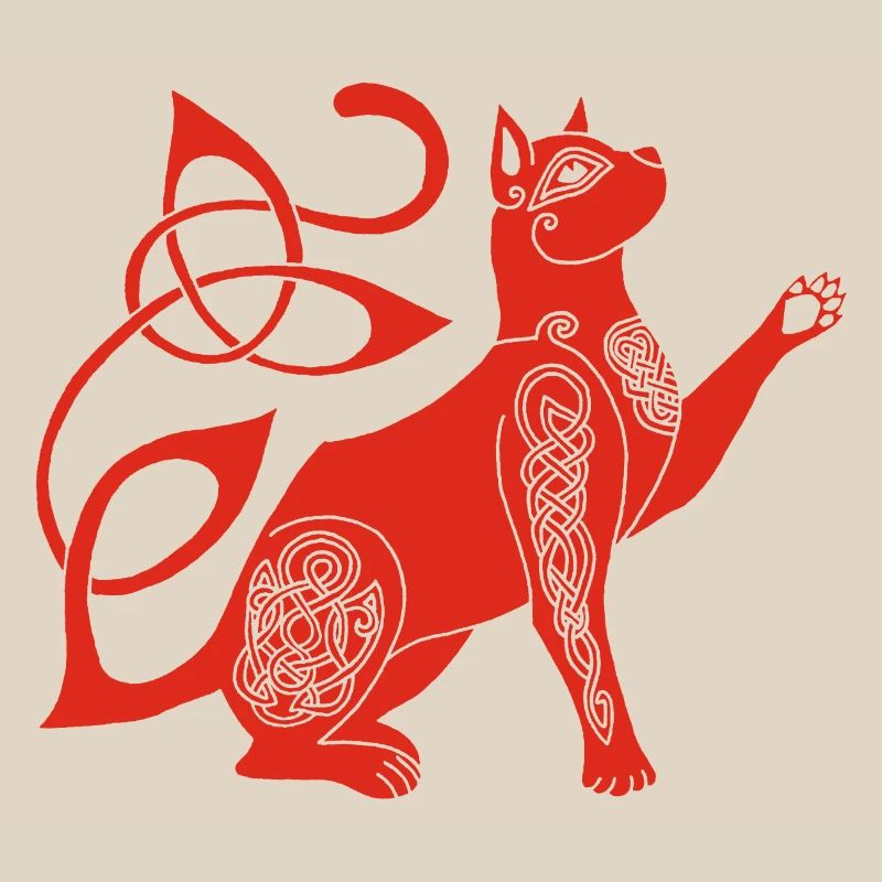 Celtic Red Cat
