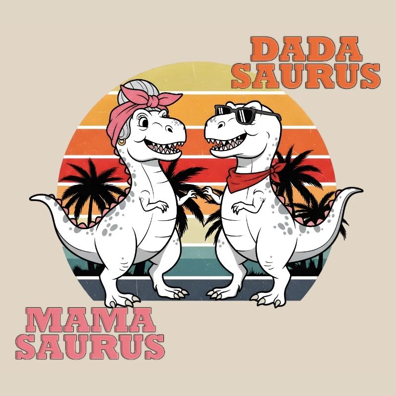 Mama & Dada Saurus – Le Duo Dino Fun !