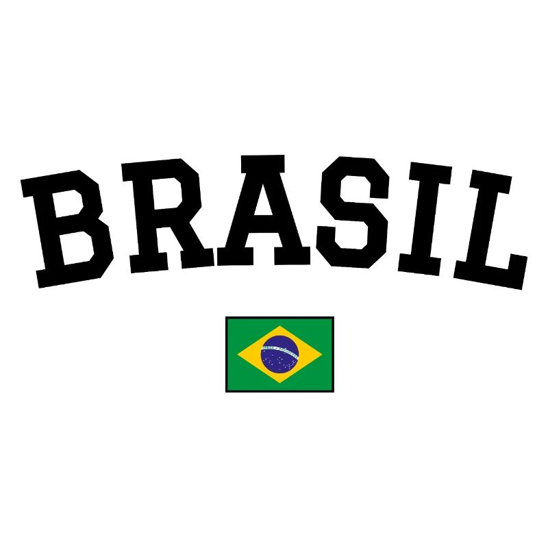 Drapeau du Brésil Noir