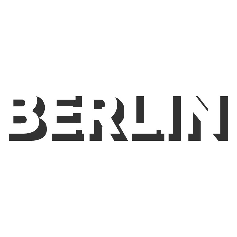 Berlin symbole capitale logo icône lettre texte