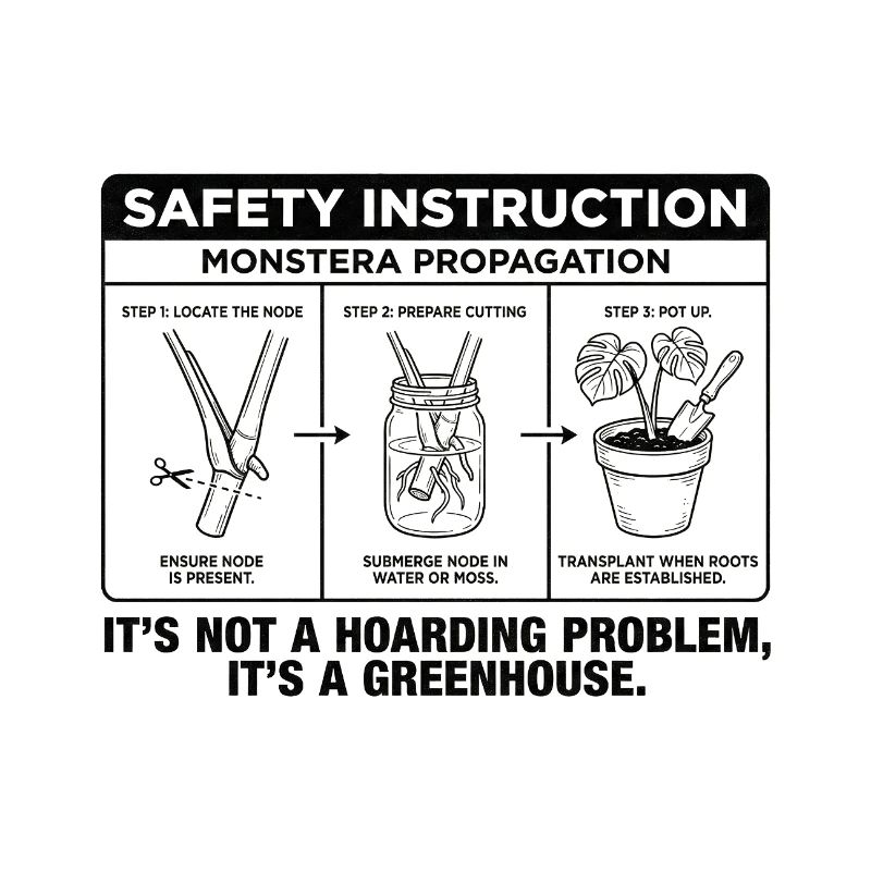 Guide de propagation de la monstera : c’est une serre, pas