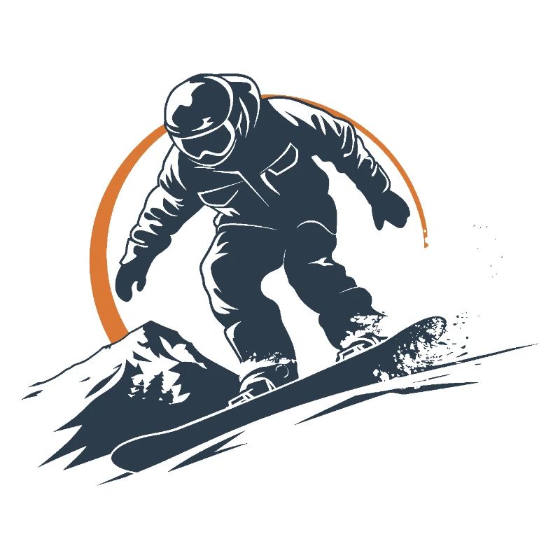 Graphique du snowboarder