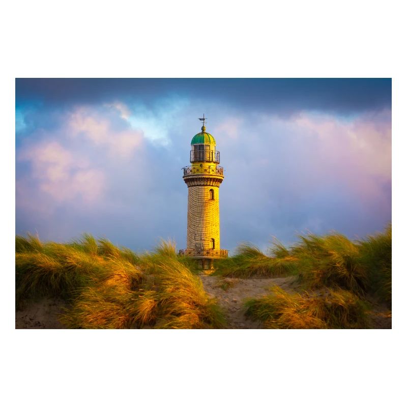 Warnemünde Lighthouse in the evening