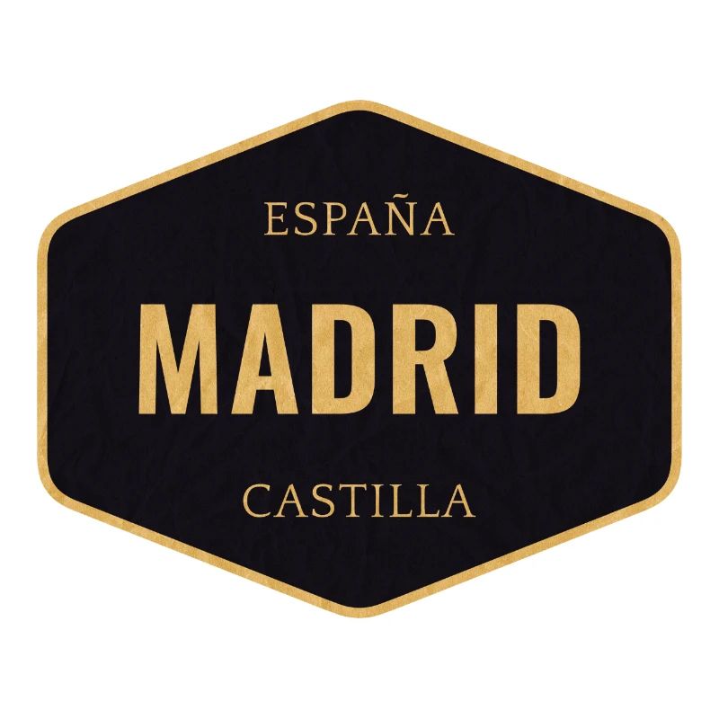 Madrid Castilla Vintage Abzeichen