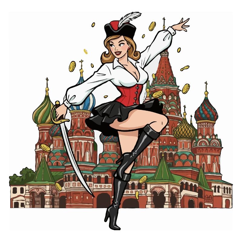 Pin-up russe de Moscou