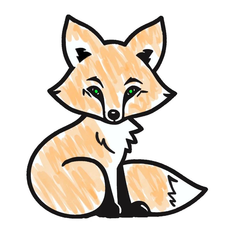 Red Fox (Black)