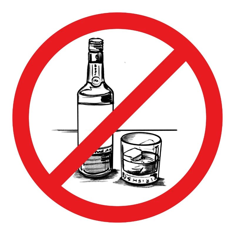 Alcool interdit !