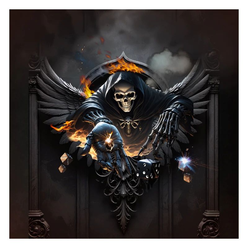 Bones and magic, the skeleton