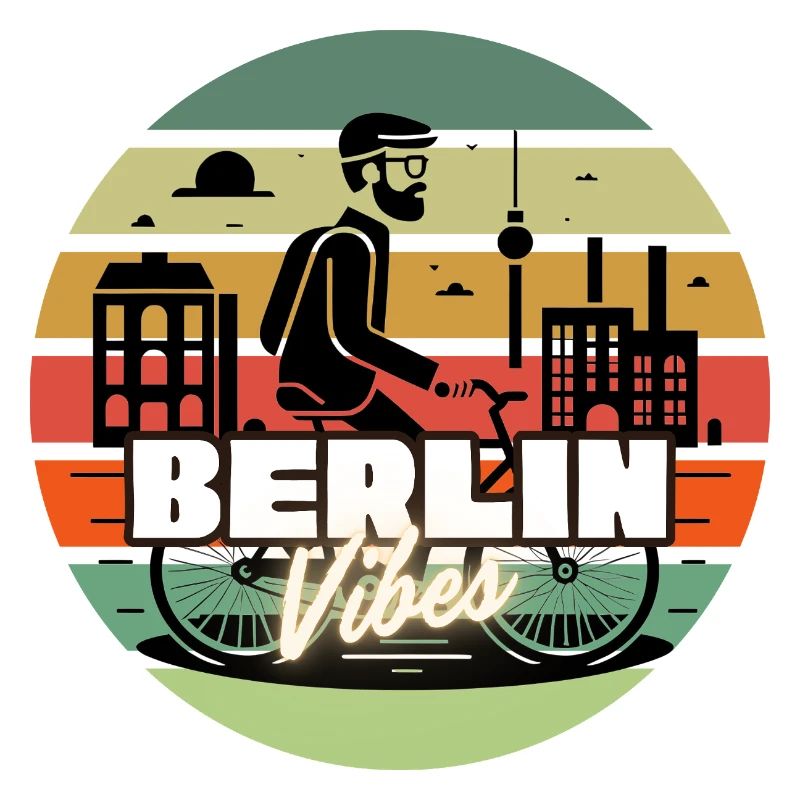 "Berlin Vibes" - Retro Sunset Style
