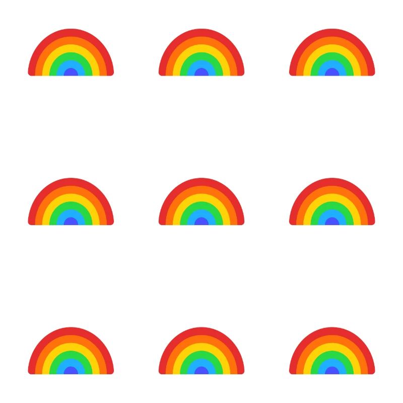 Rainbow Pattern - Happy Pride