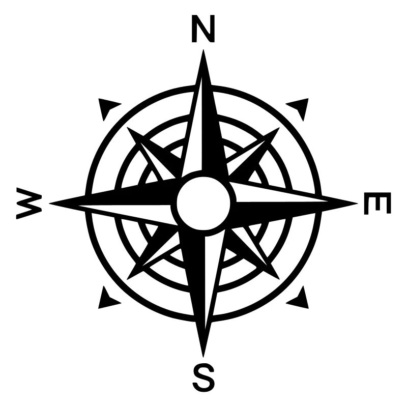 Compass Wind Rose Navigation