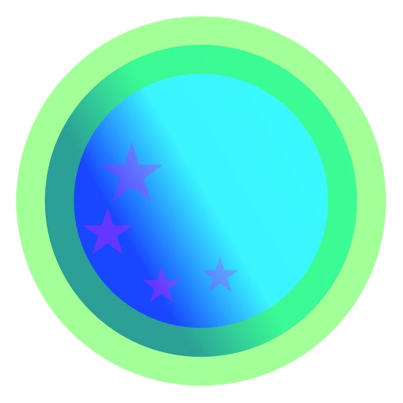 Conception de constellations bleues célestes