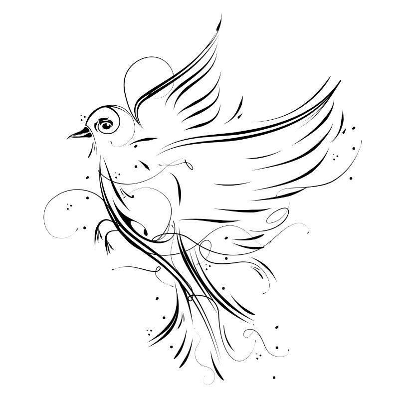 Flying bird