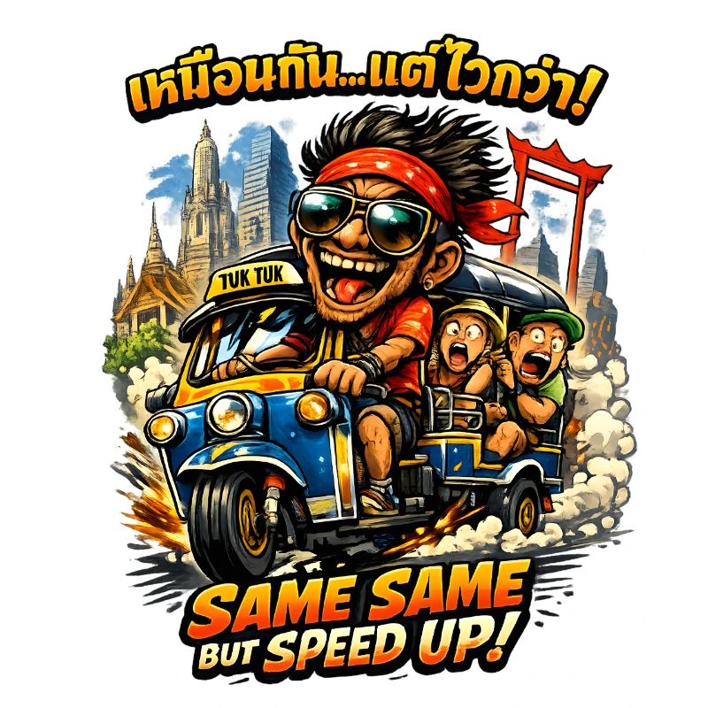 Tuk Tuk Thailand – Same Same But Speed Up