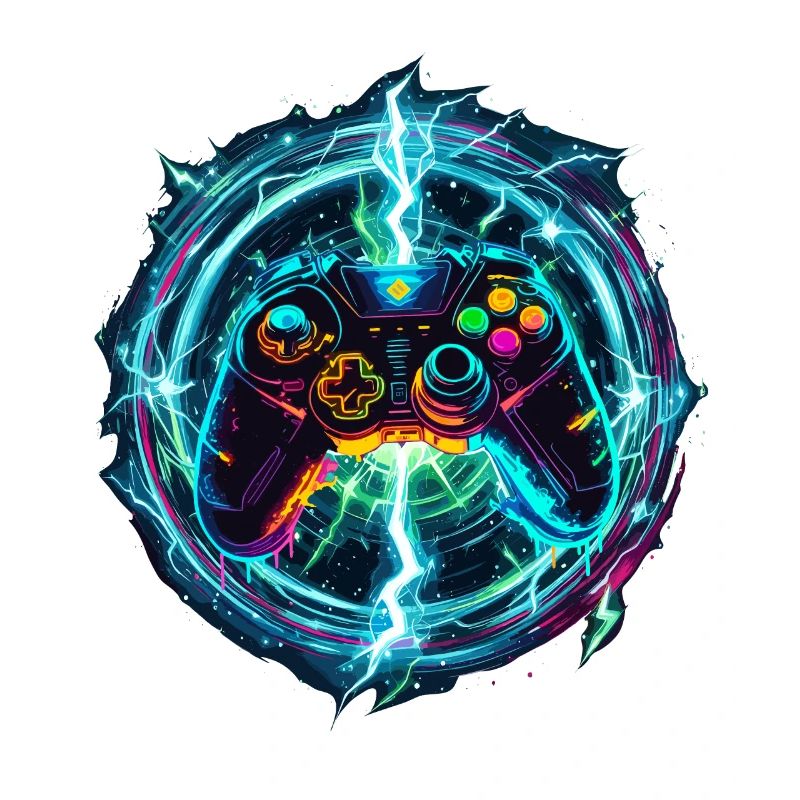 Manette de jeu galactique