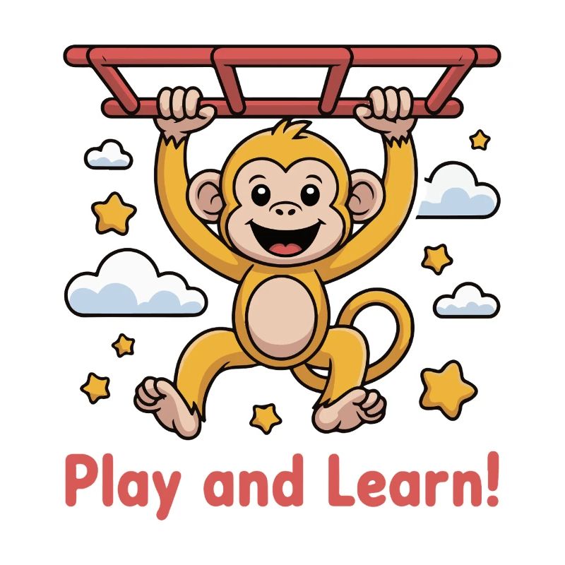 Cheerful Monkey Playground Design
