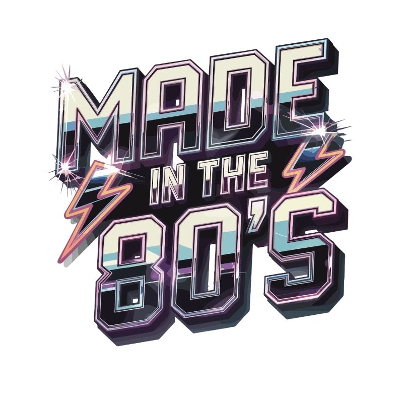 Made In The 80's Retro Flash