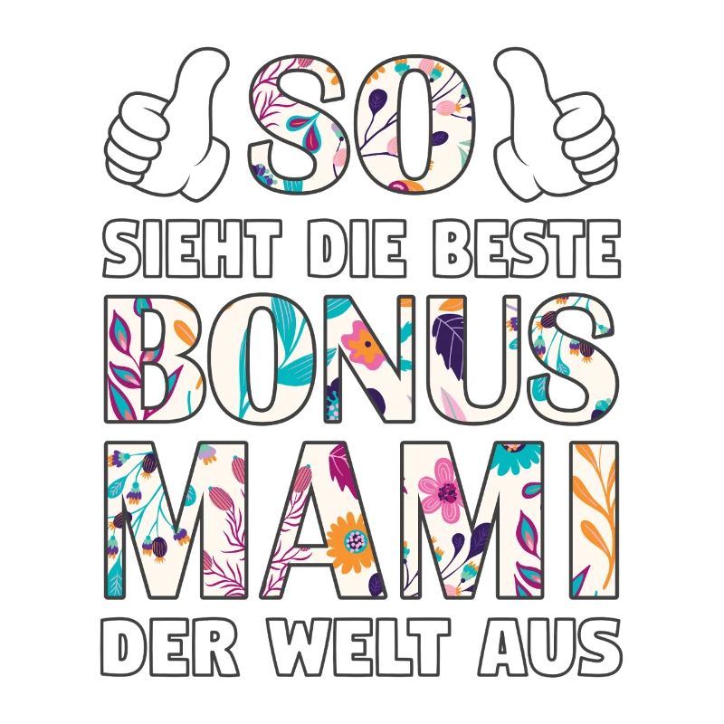 Bonus Mami beste Mama Mutter Muttertag Geschenk