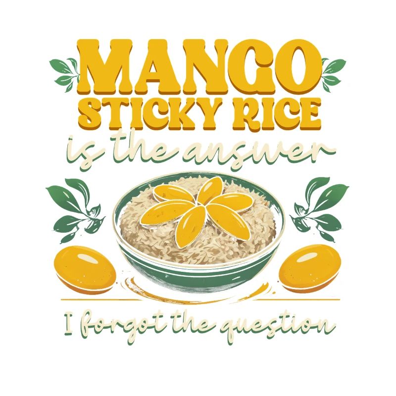 Le riz gluant à la mangue est la solution